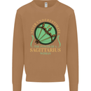The Power of Sagittarius Woman Star Sign Mens Sweatshirt Jumper Caramel Latte