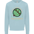 The Power of Sagittarius Woman Star Sign Mens Sweatshirt Jumper Light Blue