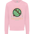The Power of Sagittarius Woman Star Sign Mens Sweatshirt Jumper Light Pink
