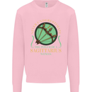 The Power of Sagittarius Woman Star Sign Mens Sweatshirt Jumper Light Pink