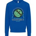 The Power of Sagittarius Woman Star Sign Mens Sweatshirt Jumper Royal Blue