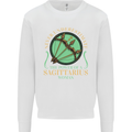 The Power of Sagittarius Woman Star Sign Mens Sweatshirt Jumper White
