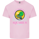 The Power of a Aquarius Woman Star Sign Kids T-Shirt Childrens Light Pink