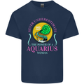 The Power of a Aquarius Woman Star Sign Kids T-Shirt Childrens Navy Blue