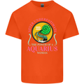 The Power of a Aquarius Woman Star Sign Kids T-Shirt Childrens Orange