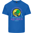 The Power of a Aquarius Woman Star Sign Kids T-Shirt Childrens Royal Blue