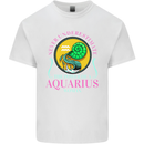 The Power of a Aquarius Woman Star Sign Kids T-Shirt Childrens White