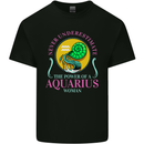 The Power of a Aquarius Woman Star Sign Mens Cotton T-Shirt Tee Top Black