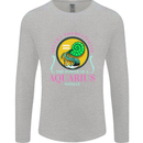 The Power of a Aquarius Woman Star Sign Mens Long Sleeve T-Shirt Sports Grey