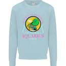 The Power of a Aquarius Woman Star Sign Mens Sweatshirt Jumper Light Blue