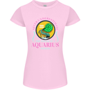 The Power of a Aquarius Woman Star Sign Womens Petite Cut T-Shirt Light Pink