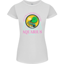 The Power of a Aquarius Woman Star Sign Womens Petite Cut T-Shirt White