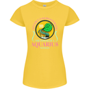 The Power of a Aquarius Woman Star Sign Womens Petite Cut T-Shirt Yellow