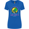 The Power of a Aquarius Woman Star Sign Womens Wider Cut T-Shirt Royal Blue