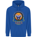 The Power of a Aries Woman Star Sign Childrens Kids Hoodie Royal Blue