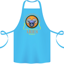 The Power of a Aries Woman Star Sign Cotton Apron 100% Organic Turquoise