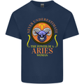 The Power of a Aries Woman Star Sign Kids T-Shirt Childrens Navy Blue