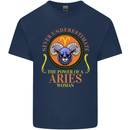The Power of a Aries Woman Star Sign Mens Cotton T-Shirt Tee Top Navy Blue