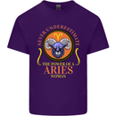 The Power of a Aries Woman Star Sign Mens Cotton T-Shirt Tee Top Purple