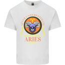The Power of a Aries Woman Star Sign Mens Cotton T-Shirt Tee Top White
