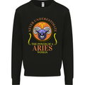The Power of a Aries Woman Star Sign Mens Sweatshirt Jumper Black