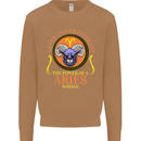 The Power of a Aries Woman Star Sign Mens Sweatshirt Jumper Caramel Latte