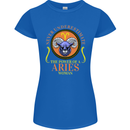 The Power of a Aries Woman Star Sign Womens Petite Cut T-Shirt Royal Blue