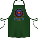 The Power of a Cancer Woman Star Sign Cotton Apron 100% Organic Forest Green