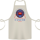 The Power of a Cancer Woman Star Sign Cotton Apron 100% Organic Natural