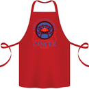 The Power of a Cancer Woman Star Sign Cotton Apron 100% Organic Red