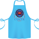 The Power of a Cancer Woman Star Sign Cotton Apron 100% Organic Turquoise