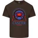 The Power of a Cancer Woman Star Sign Kids T-Shirt Childrens Chocolate