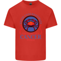 The Power of a Cancer Woman Star Sign Kids T-Shirt Childrens Red
