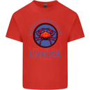 The Power of a Cancer Woman Star Sign Kids T-Shirt Childrens Red
