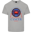 The Power of a Cancer Woman Star Sign Kids T-Shirt Childrens Sports Grey