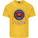 The Power of a Cancer Woman Star Sign Kids T-Shirt Childrens Yellow