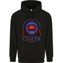 The Power of a Cancer Woman Star Sign Mens 80% Cotton Hoodie Black