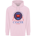 The Power of a Cancer Woman Star Sign Mens 80% Cotton Hoodie Light Pink