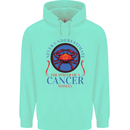 The Power of a Cancer Woman Star Sign Mens 80% Cotton Hoodie Peppermint
