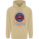 The Power of a Cancer Woman Star Sign Mens 80% Cotton Hoodie Sand