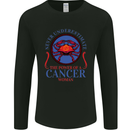 The Power of a Cancer Woman Star Sign Mens Long Sleeve T-Shirt Black