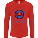 The Power of a Cancer Woman Star Sign Mens Long Sleeve T-Shirt Red