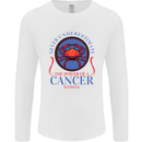 The Power of a Cancer Woman Star Sign Mens Long Sleeve T-Shirt White