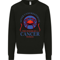 The Power of a Cancer Woman Star Sign Mens Sweatshirt Jumper Black