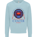 The Power of a Cancer Woman Star Sign Mens Sweatshirt Jumper Light Blue