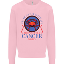 The Power of a Cancer Woman Star Sign Mens Sweatshirt Jumper Light Pink