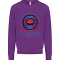 The Power of a Cancer Woman Star Sign Mens Sweatshirt Jumper Purple
