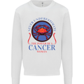The Power of a Cancer Woman Star Sign Mens Sweatshirt Jumper White