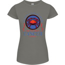 The Power of a Cancer Woman Star Sign Womens Petite Cut T-Shirt Charcoal