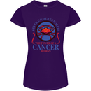 The Power of a Cancer Woman Star Sign Womens Petite Cut T-Shirt Purple